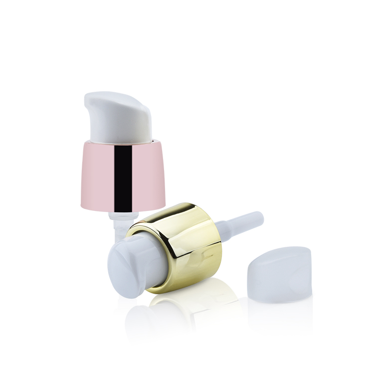 Boca de pingüino Embalaje de lujo para el cuidado de la piel Aluminio 181/410 18 mm 20/410 Crema de aceite para el cabello Crema corporal para la cara Bomba de loción de 18 mm
