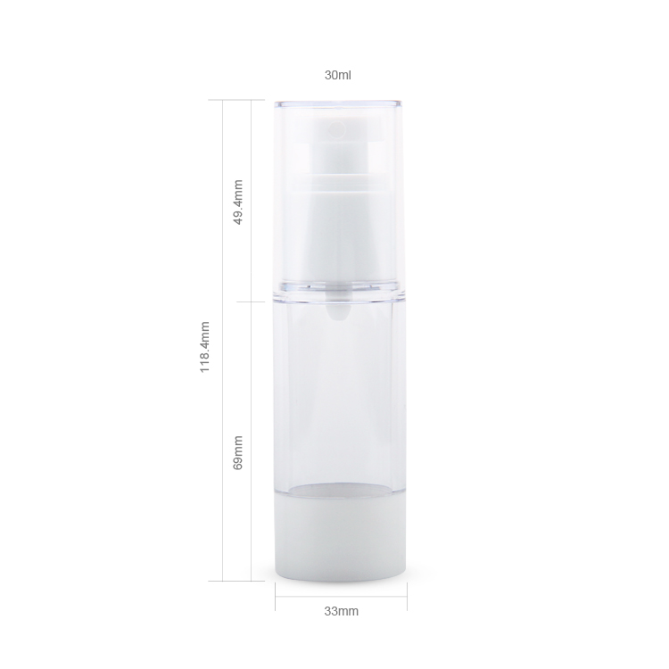 Venta al por mayor Uso cosmético Logotipo privado Embalaje para el cuidado de la piel Envasado cosmético como Pp Pe 15/30/50/80 / 100Ml Botellas sin aire cosméticas de lujo Yuyao
