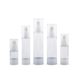 Embalaje para el cuidado de la piel Embalaje ecológico para el cuidado personal Plástico de lujo como Pp Pe 15/30/50/80 / 100Ml Botella con bomba sin aire Cosméticos
