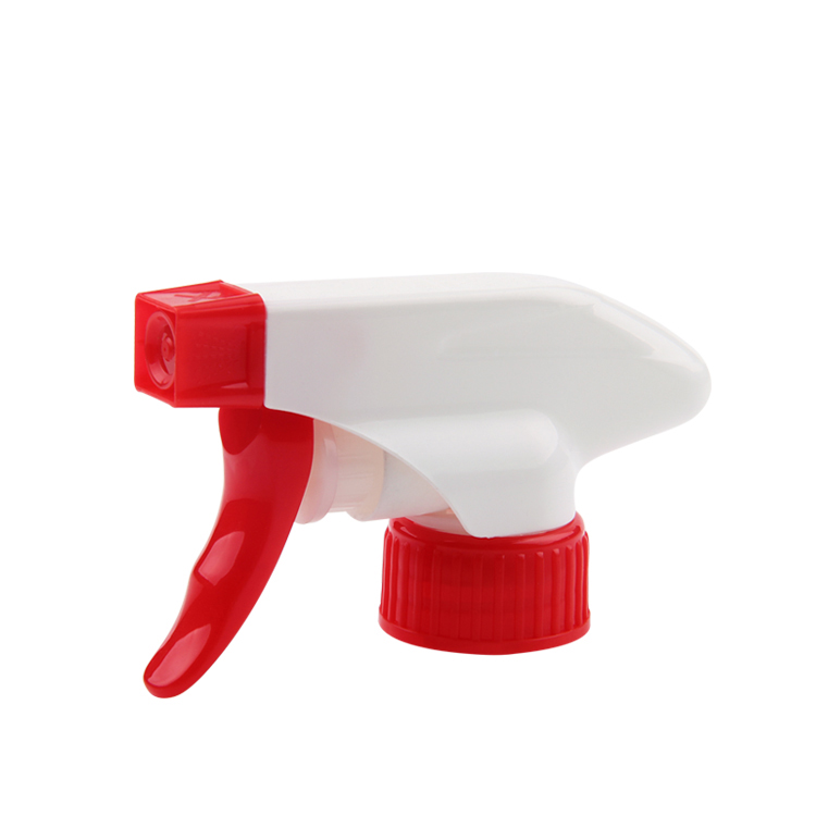 Pulverizador de gatillo manual de plástico con 28 trinquetes para limpieza del hogar personalizado