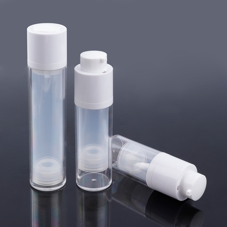 Envases para el cuidado personal Envases cosméticos AS PP PE 5/10/12/15ML Loción sin aire Bomba sin aire de lujo Botellas cosméticas
