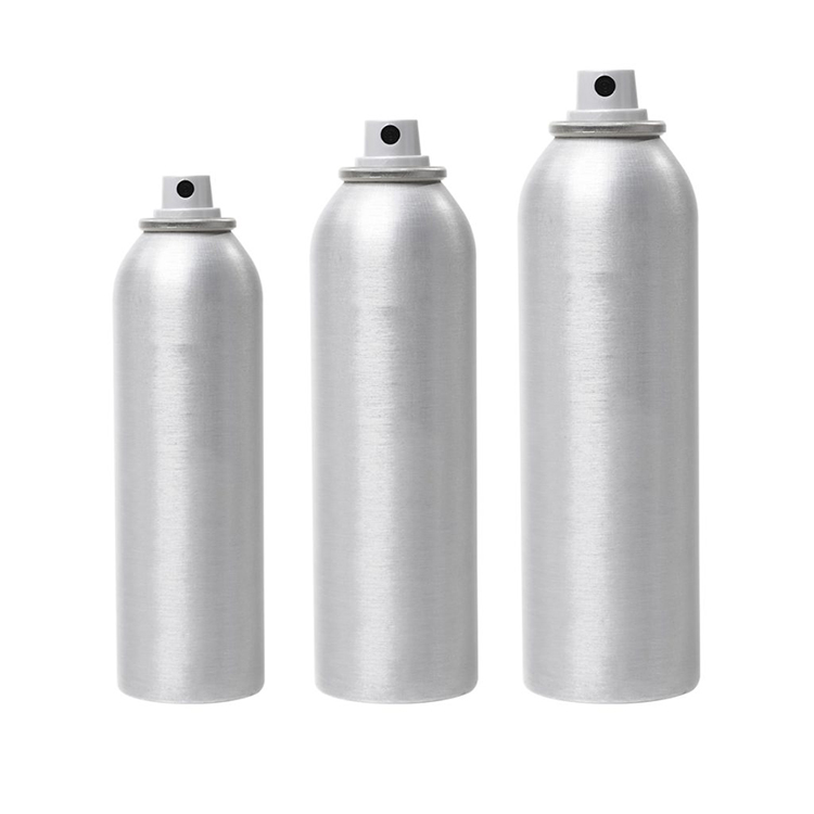 Lata de aerosol vacía de aluminio para el hogar cosmético