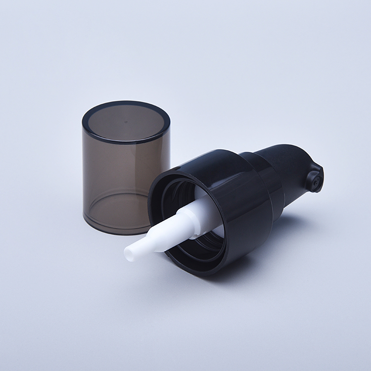 Envase cosmético Negro 24/410 Bomba de tratamiento Crema Loción Bomba para botella de champú