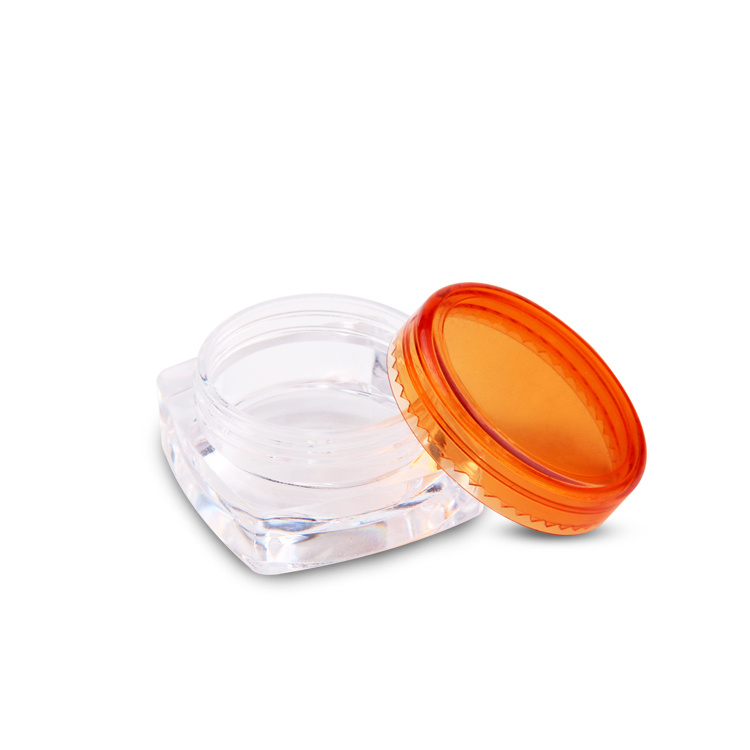 Cuidado personal 30g Envase de plástico Tarro Envasado de cosméticos Tarros de cosméticos de crema vacíos con tapas