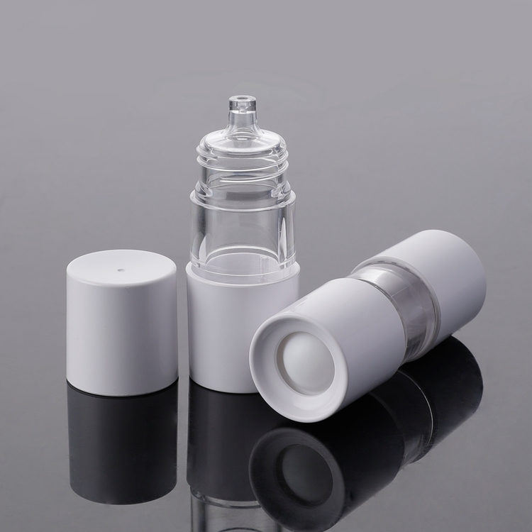 Empaquetado cosmético de la botella cuentagotas del botón 10ml Botellas del cuentagotas del aceite esencial del plástico transparente de TPR 
