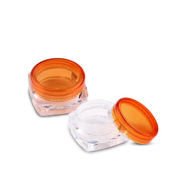 Cuidado personal 30g Envase de plástico Tarro Envasado de cosméticos Tarros de cosméticos de crema vacíos con tapas