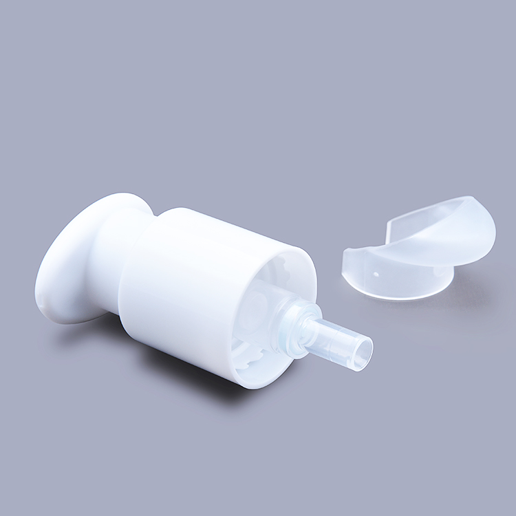 Dispensador de loción de plástico Tapa Cuerpo 24/410 Crema de ojos Bomba de tratamiento blanca