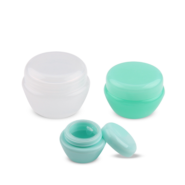 los pequeños envases cosméticos plásticos de 10ml 20ml 30ml ponen crema los tarros cosméticos de cristal de lujo