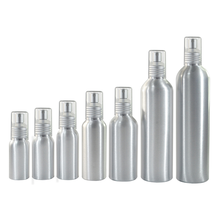 Botella de aluminio de aceite botánico