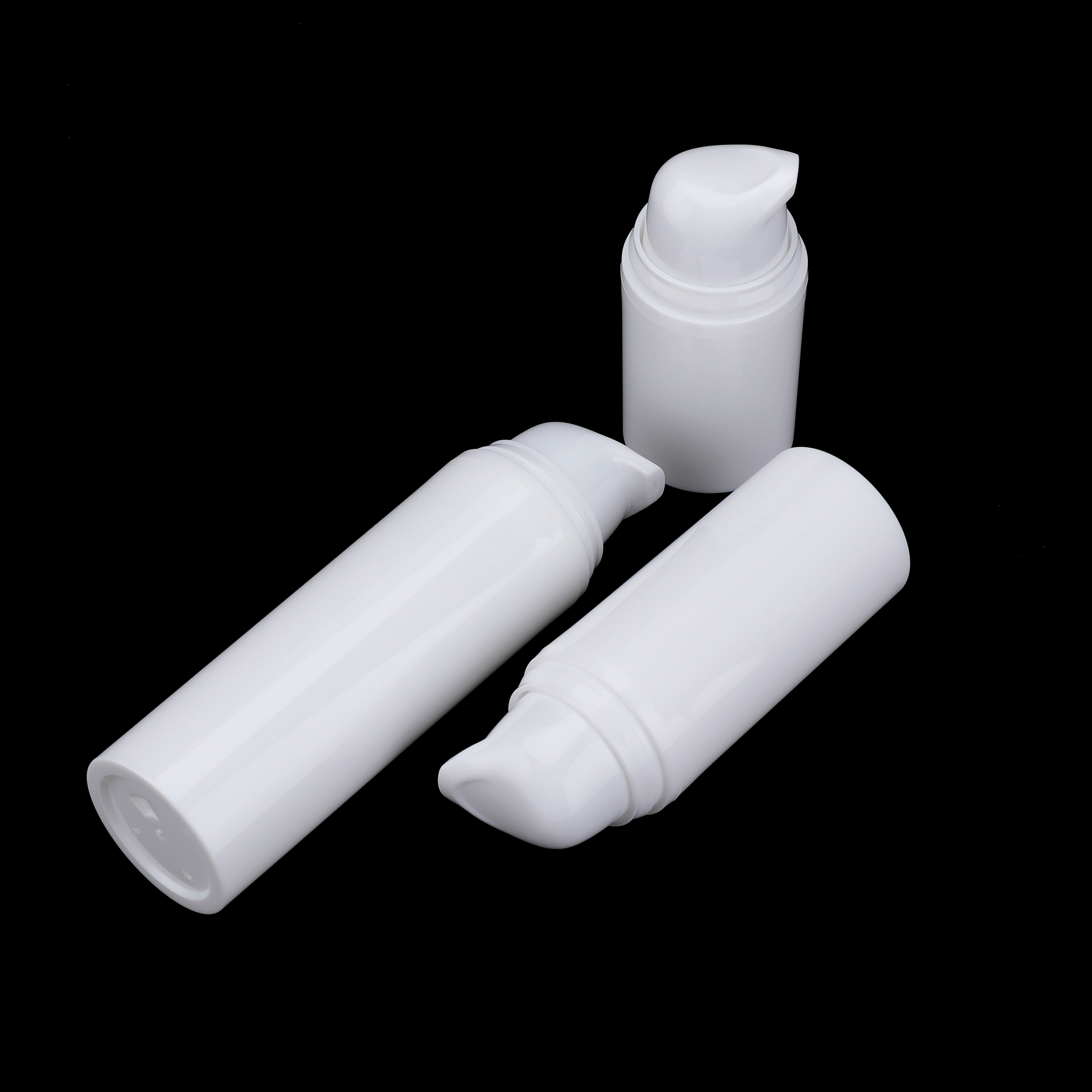 Vacío 15ml 30 Ml 50ml PP PE Dispensador de pequeña cantidad Prensa Botellas de plástico sin aire