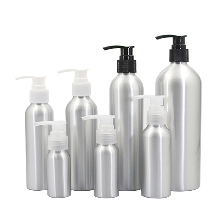 Botellas de aluminio para limpiador de superficies 